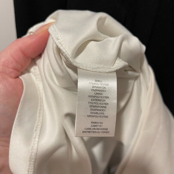 Calvin Klein Women Black and White Formal Dress size 12 - Picture 5 of 7